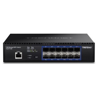 TRENDnet TL2-F7120 12 Port Switch, 10G Layer 2 Managed SFP+