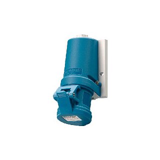 Mennekes 16A3P 6H230V Wanddose 1341 TwinCONTACT IP44