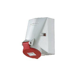 Mennekes 32A5P 6H400V Wanddose 422 TwinCONTACT IP44