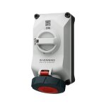 Mennekes Wandsteckdose DUO R 5704403G 32A4P3h 440V IP67