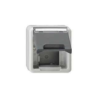 GIRA 026230 Gehäuse f.Datentechnik grau WG Aufputz