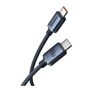Crystal Shine USB Type C M/M 100W 1.2m Cable (Black)