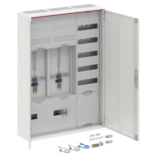 Striebel & John Komplettschrank mit APZ DA37CG 3-Punkt 1100x800mm 2 Zhlerpl.+ 1 Vertf.