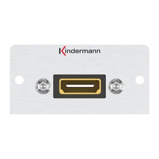 KINDERMANN 7444000542 HDMI Einsatz 50x50 mit Kabelpeitsche