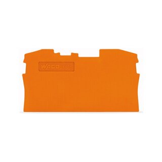 WAGO 2006-1292 Abschluss-und Zwischenplatte,1 mm dick,orange