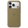 Silikon Case iPhone 18 Pro mit MagSafe (oliv)