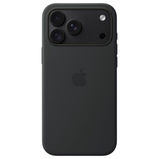 Silikon Case iPhone 18 Pro Max mit MagSafe (schwarz)