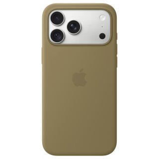 Silikon Case iPhone 18 Pro Max mit MagSafe (oliv)