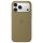 Silikon Case iPhone 18 Pro Max mit MagSafe (oliv)