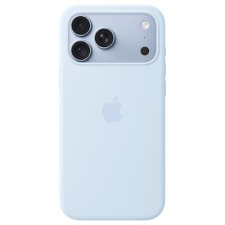Silikon Case iPhone 18 Pro Max mit MagSafe (klarblau)
