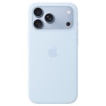 Silikon Case iPhone 18 Pro Max mit MagSafe (klarblau)