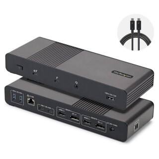 Thunderbolt 5 Universal Docking Station for Mac & Windows with Quad Monitors 140W Power Delivery 120Gbps Bandwidth