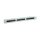 Kat.6 Class E 48,26cm 19Zoll-Patchpanel 24P ungeschirmt grau