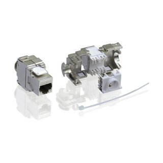 Kat.6A Class EA Keystone RJ-45 geschirmt werkzeuglos