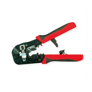 Crimpzange RJ45 8P8C mit/ohne Schirmanschluss