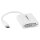 StarTech USB-C auf DVI Adapter - USB Type-C DVI Konverter fr MacBook, Chromebook, Dell XPS oder andere USB-C Gerte - Weiss