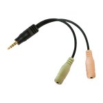 Audio Klinke 3.5mm 4Pol. > 2x Klink 3.5mm Micro +...