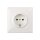 Siemens 5UB1580 DELTA line Schuko- Steckdose 250VAC 16A Vollpl. 80x80mm
