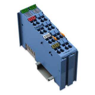 WAGO 750-485 2-Kanal-Analog-Eingangsklemme blau 0,08-2,5qmm