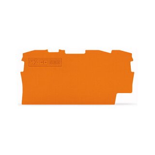 WAGO 2002-1392 Abschluss-und Zwischenplatte,0,8 mm dick,orange
