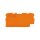 WAGO 2002-1392 Abschluss-und Zwischenplatte,0,8 mm dick,orange