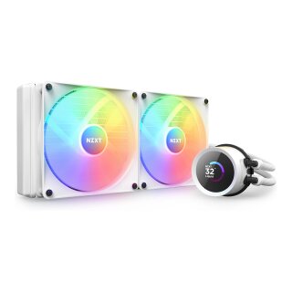 K NZXT KRAKEN 280 RGB Wasserkühler Display White RL-KR280-W1
