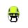 3M X5014V-CE Schutzhelm mit UV-Sensor, reflektierend, belüftet Neon-Grün EN 397, EN 12492 (X5014V-CE)
