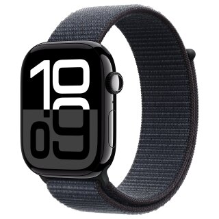 Watch 10 LTE 46mm Alu Loop, black (QLA)