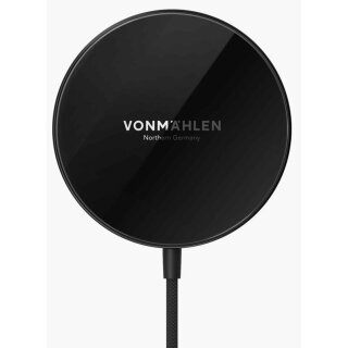 Vonmählen Wireless Charger Aura Mini magnet. Ladekabel Black