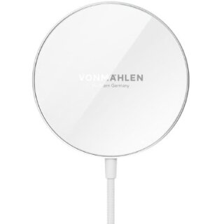 Vonmählen Wireless Charger Aura Mini magnet. Ladekabel White