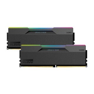 64GB (32GBx2) KLEVV CRAS V RGB 6000 CL30 Black