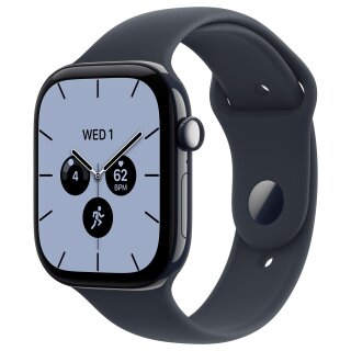Apple Watch S12 Keramik Nachtblau Cellular 46mm (Sportarmband navyblau) M/L