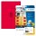 HERMA Etiketten A4 neon-rot 99,1x67,7 mm Papier matt 160 St.