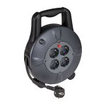 Kabeltrommel schwarz/grau 10 Meter IP20