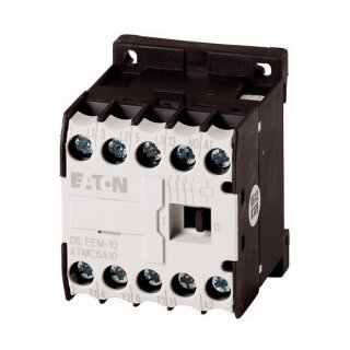 EATON DILEEM-10-G 24VDC 051643 Leistungsschtz 3p+1S 3kW 400V AC3 DC
