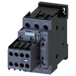 Siemens 3RT20251AP04 Schtz AC-3 7,5kW/400V 2S+2 230VAC 50Hz 3p S0