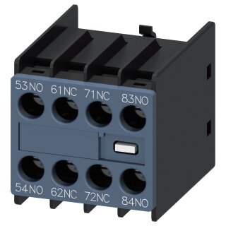 Siemens 3RH29111GA22 Hilfsschalterblock 2S+2 S00 front Schraubanschluss