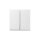 GIRA 0295112 Wippe 2fach Flchenschalter Reinwei glnzend