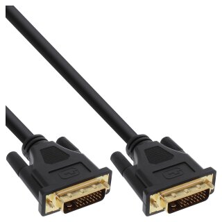 INLINE DVI-D Kabel PREMIUM 3m InLine DVI-D Kabel PREMIUM vergoldete Stecker Dual Link digital 24+1 St/St schwarz 3m