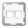 Jung A1569-2WEWW Abdeckung f.MJ 2f WE (AMP Radiall)