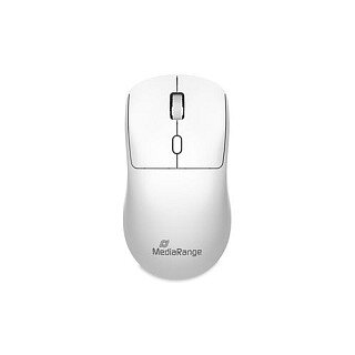 MediaRange optische 4-Tasten Funk-Maus, Symmetrisch, ws