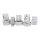 Zebra 10026769, Weiß, Rolle, Polyester, Wärmeübertragung, 10 cm, 4 cm