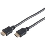HDMI (ST-ST) 1,5m 3D Ethernet 4K 60Hz vergoldet Black