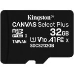 CARD 32GB Kingston Canvas Select Plus MicroSDHC 100MB/s...
