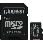 CARD 256GB Kingston Canvas Select Plus MicroSDXC 100MB/s...