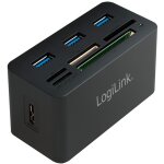 LogiLink CR0042 USB 3.0 HUB 3-Port 3x USB 3.0; All-in-One...