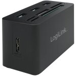LogiLink CR0042 USB 3.0 HUB 3-Port 3x USB 3.0; All-in-One...