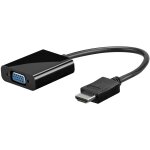 HDMI > VGA + 3,5mm Stereo (ST-BU) Adapter goobay Black