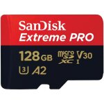 CARD 128GB SanDisk Extreme Pro MicroSDXC 200MB/s +Adpater