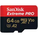 CARD 64GB SanDisk Extreme Pro MicroSDXC 200MB/s +Adapter